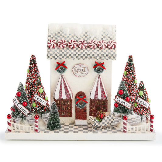 Check It Out Illuminated Sweet Shop Paper House