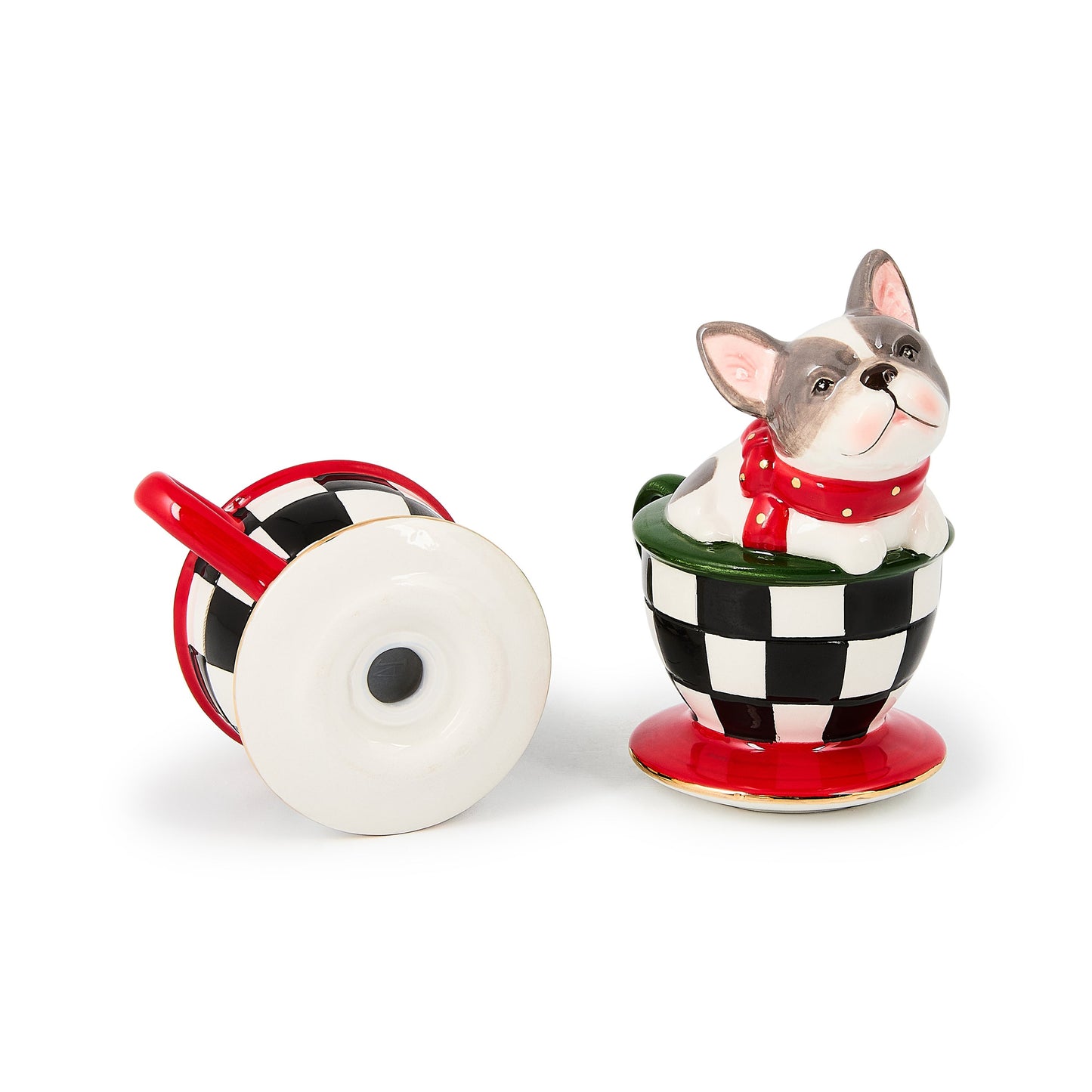 Check It Out French Bulldog Salt &amp; Pepper Set