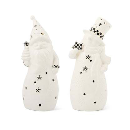 Courtly Noel Illuminated Snowman