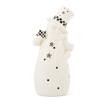 Courtly Noel Illuminated Snowman