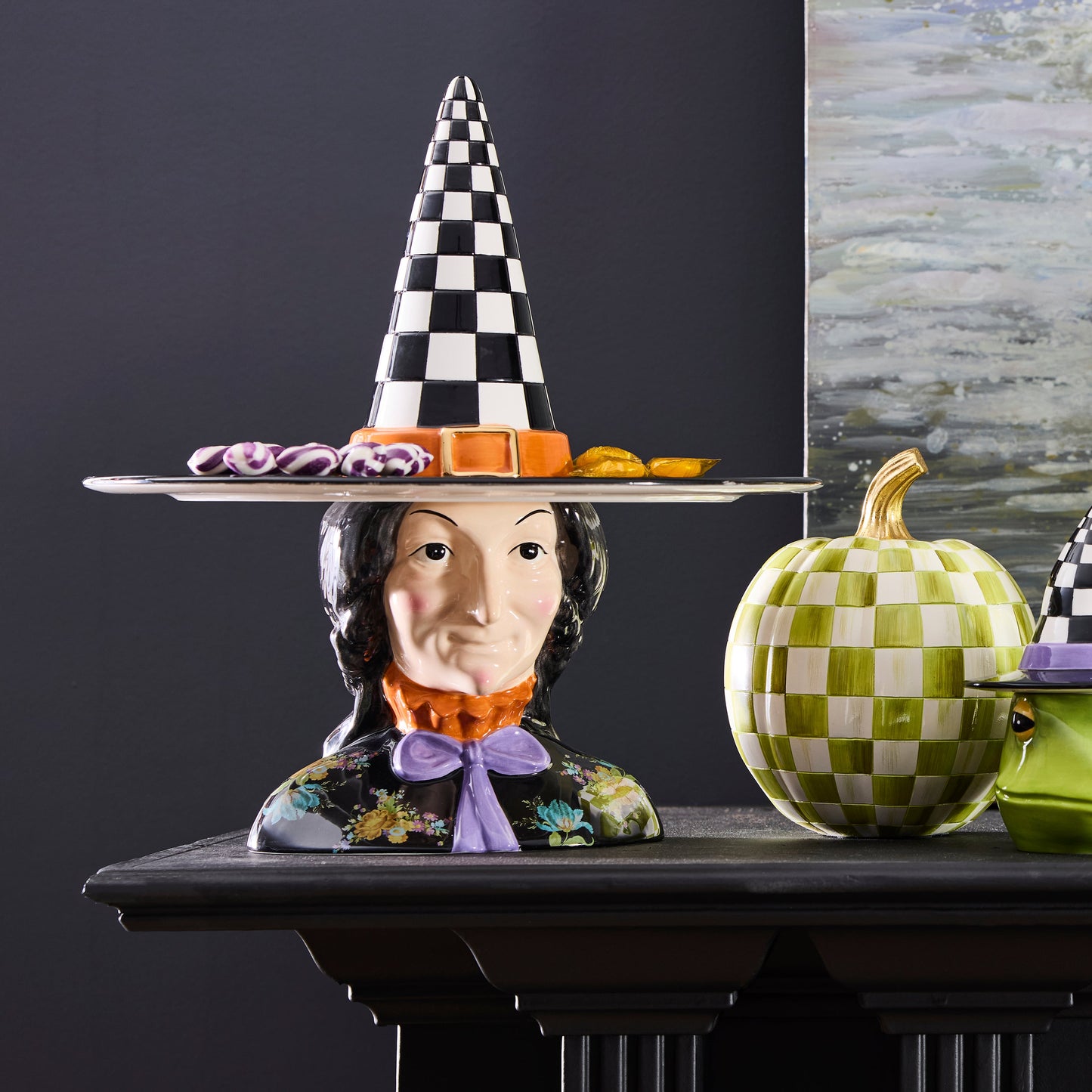 Greta Witch Ceramic Serving Stand