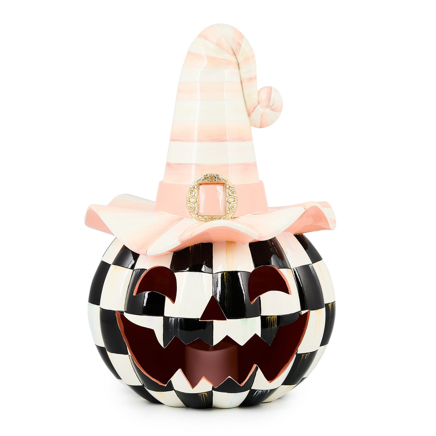 Rosy Happy Jack Illuminated Pumpkin