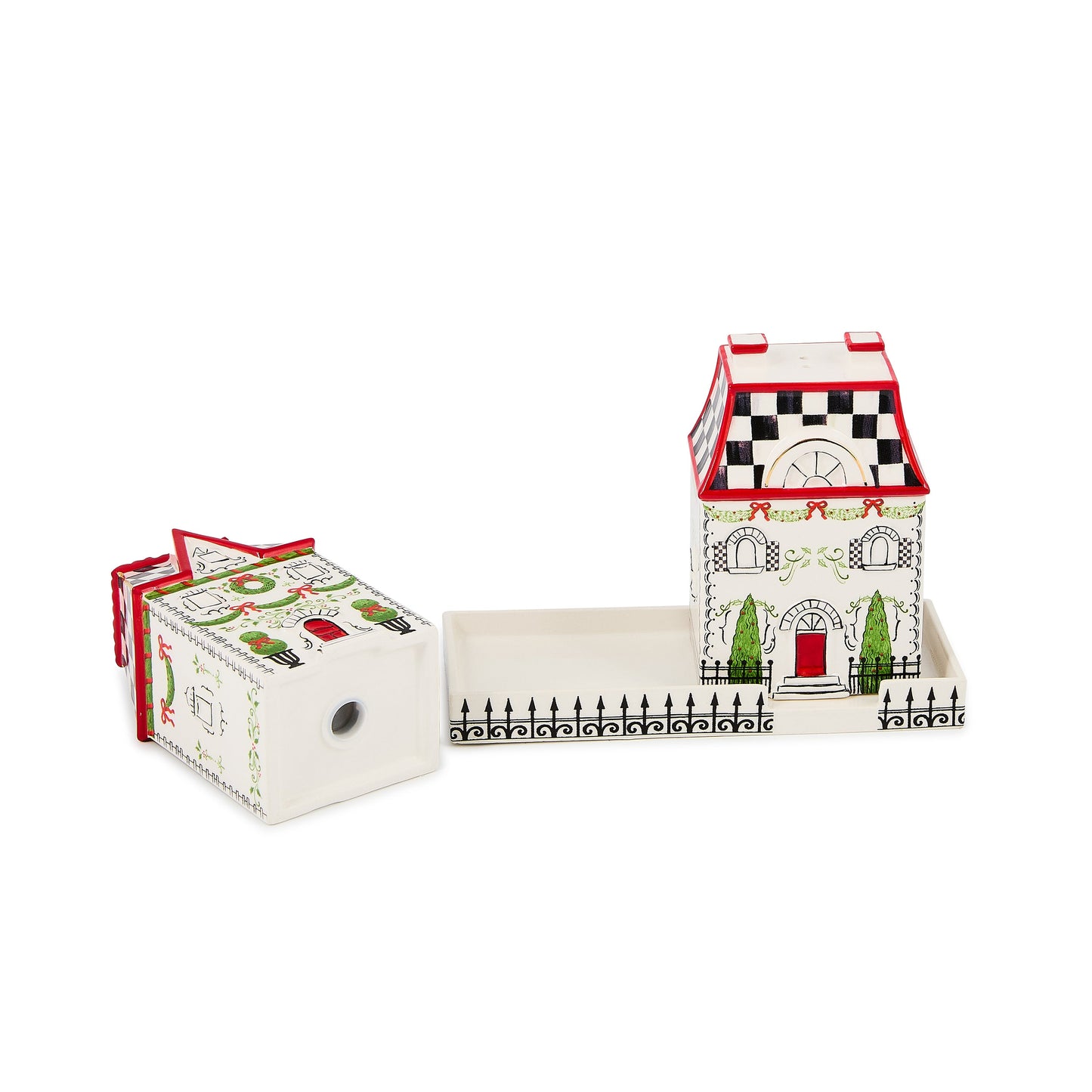 Holly Village Salt &amp; Pepper Set