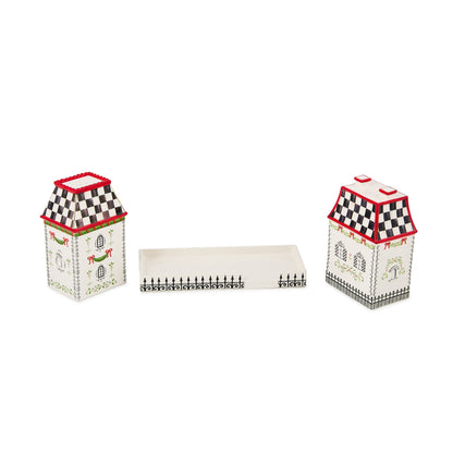 Holly Village Salt &amp; Pepper Set