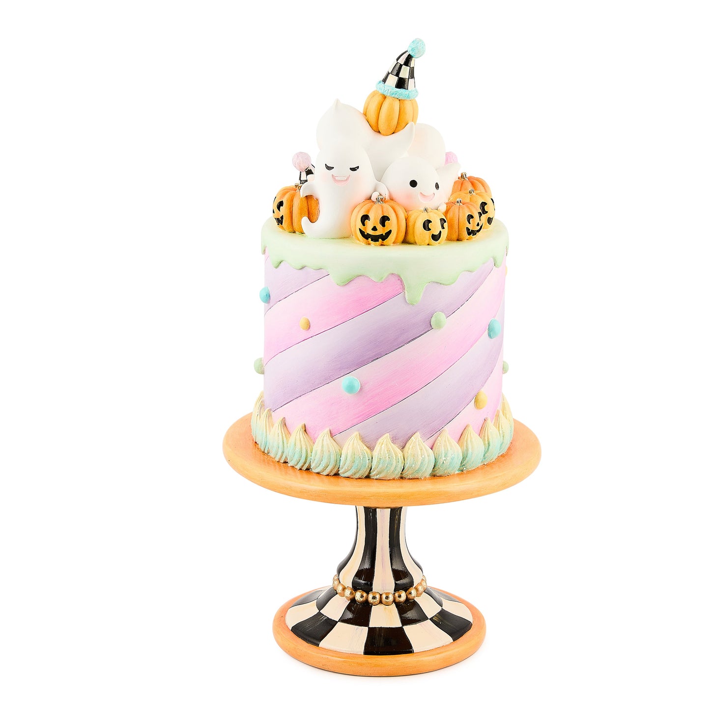 Trick or Treat Cake on Pedestal