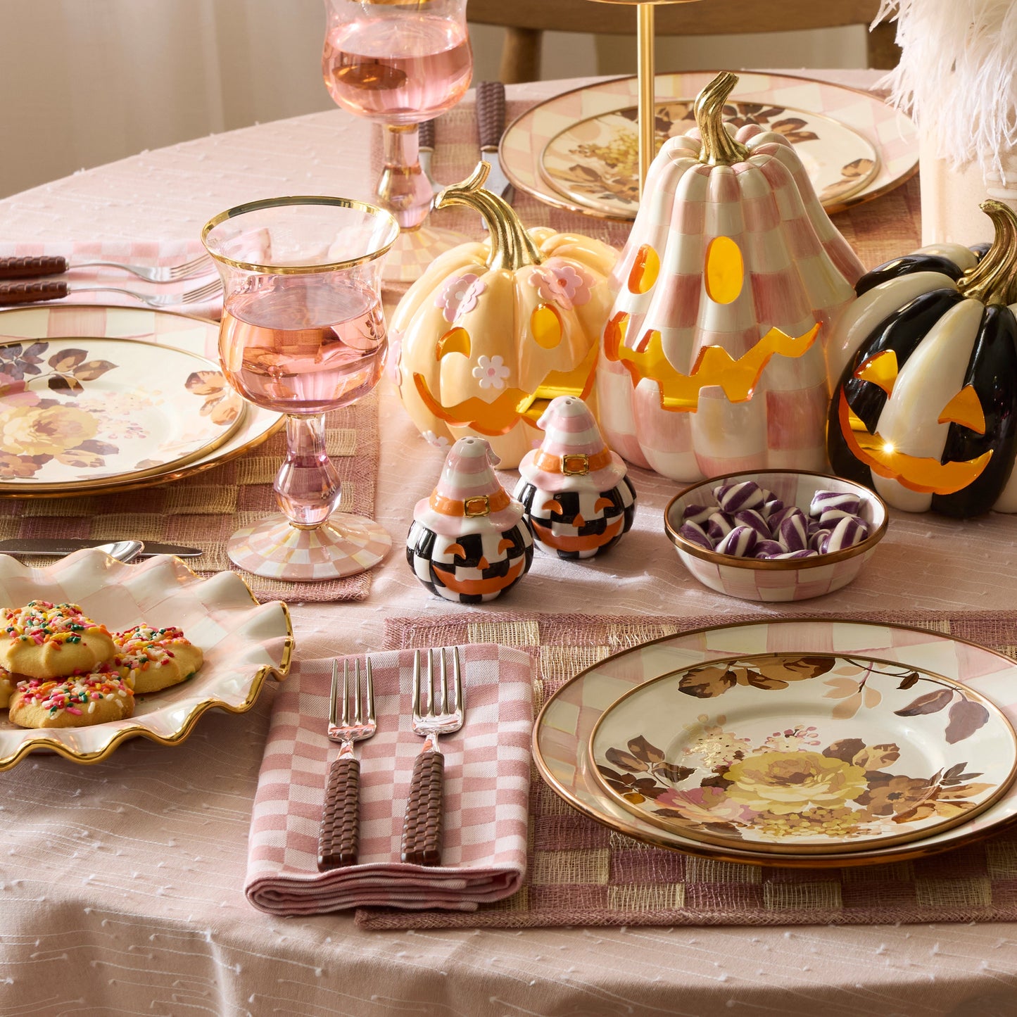 Trick or Treat Happy Jack Salt &amp; Pepper Set