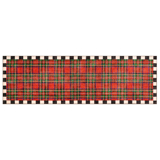 Royal Stewart Tartan Red 2¡¯6¡å x 8¡ä Washable Runner