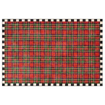 Royal Stewart Tartan Red 5¡ä x 7¡¯6¡å Washable Rug