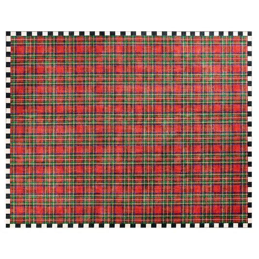 Royal Stewart Tartan Red 8¡ä x 10¡ä Washable Rug