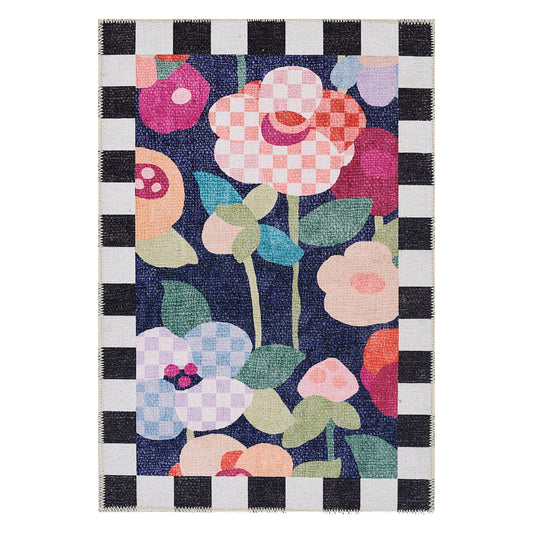 Posie Field 2¡ä x 3¡ä Washable Rug