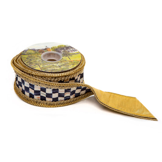 Courtly Check Filigree 2.5¡å Ribbon