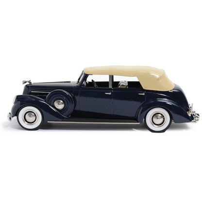 1937 Lincoln LeBaron Convertible Sedan - Blue 1:43 Scale  by Brooklin Models