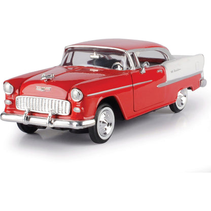 1955 Chevy Bel Air - Red 1:24 Scale 1:24 Scale Diecast Model Car by Motormax