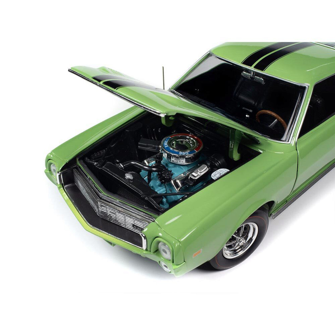 1969 AMC AMX Hardtop - Big Bad Green 1:18 Scale Diecast Model Car by American Muscle - Ertl
