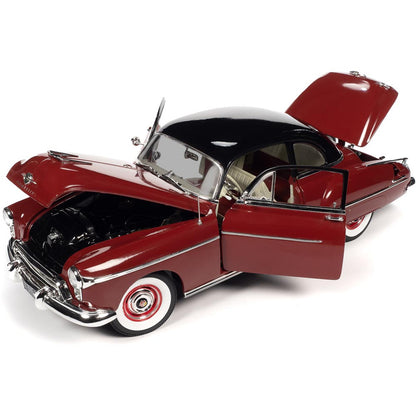 1950 Oldsmobile 88 Holiday Coupe - Chariot Red 1:18 Scale Diecast Model Car by American Muscle - Ertl
