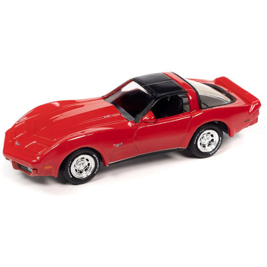 1979 Chevrolet Corvette - Red 1:64 Scale Diecast Model Car by Johnny Lightning