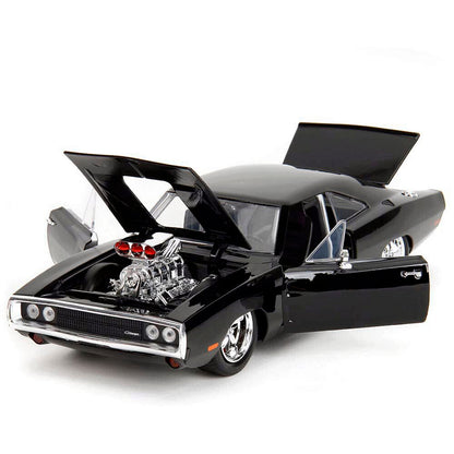 Fast & Furious Dodge Charger R/T with Dom Figure 1:24 Scale Diecast Model Car by Jada Toys