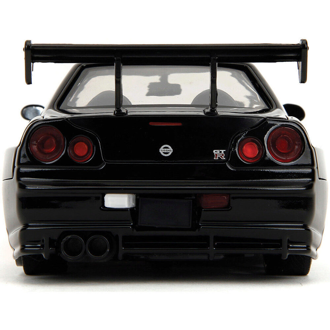 2002 Nissan Skyline GT-R (R34) - Godzilla 1:24 Scale Diecast Model Car by Jada Toys