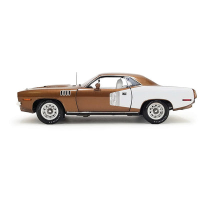 1971 Plymouth Cuda - Tahitian Walnut Metallic 1:18 Scale Diecast Model Car by Acme