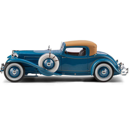1929 Cord L-29 coupe by Hayes - Blue 1:43 Scale Cast Resin Model Car by Esval Models