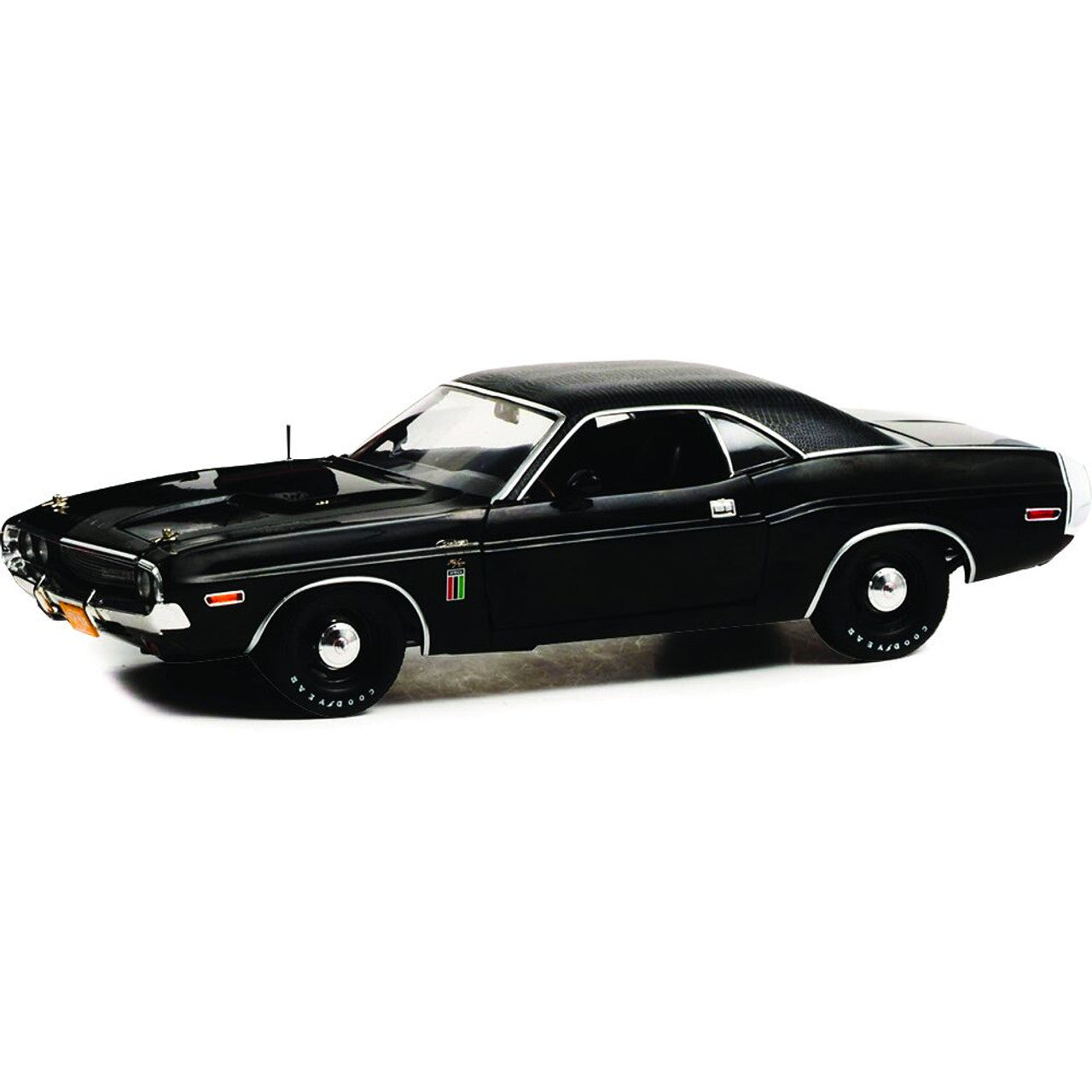 1970 Dodge Challenger R/T 426 HEMI - The Black Ghost 1:18 Scale Diecast Model Car by Greenlight