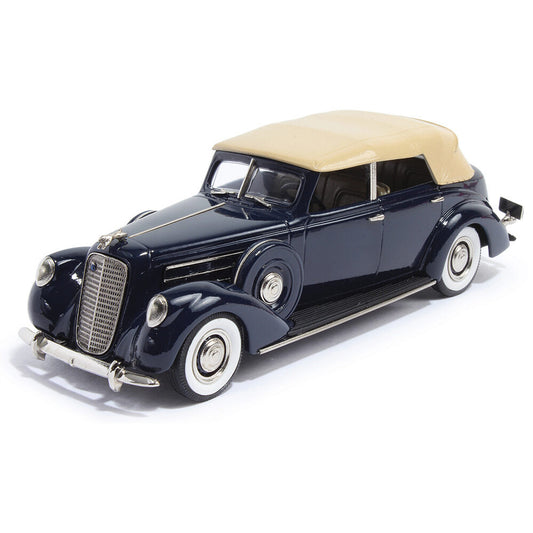 1937 Lincoln LeBaron Convertible Sedan - Blue 1:43 Scale  by Brooklin Models