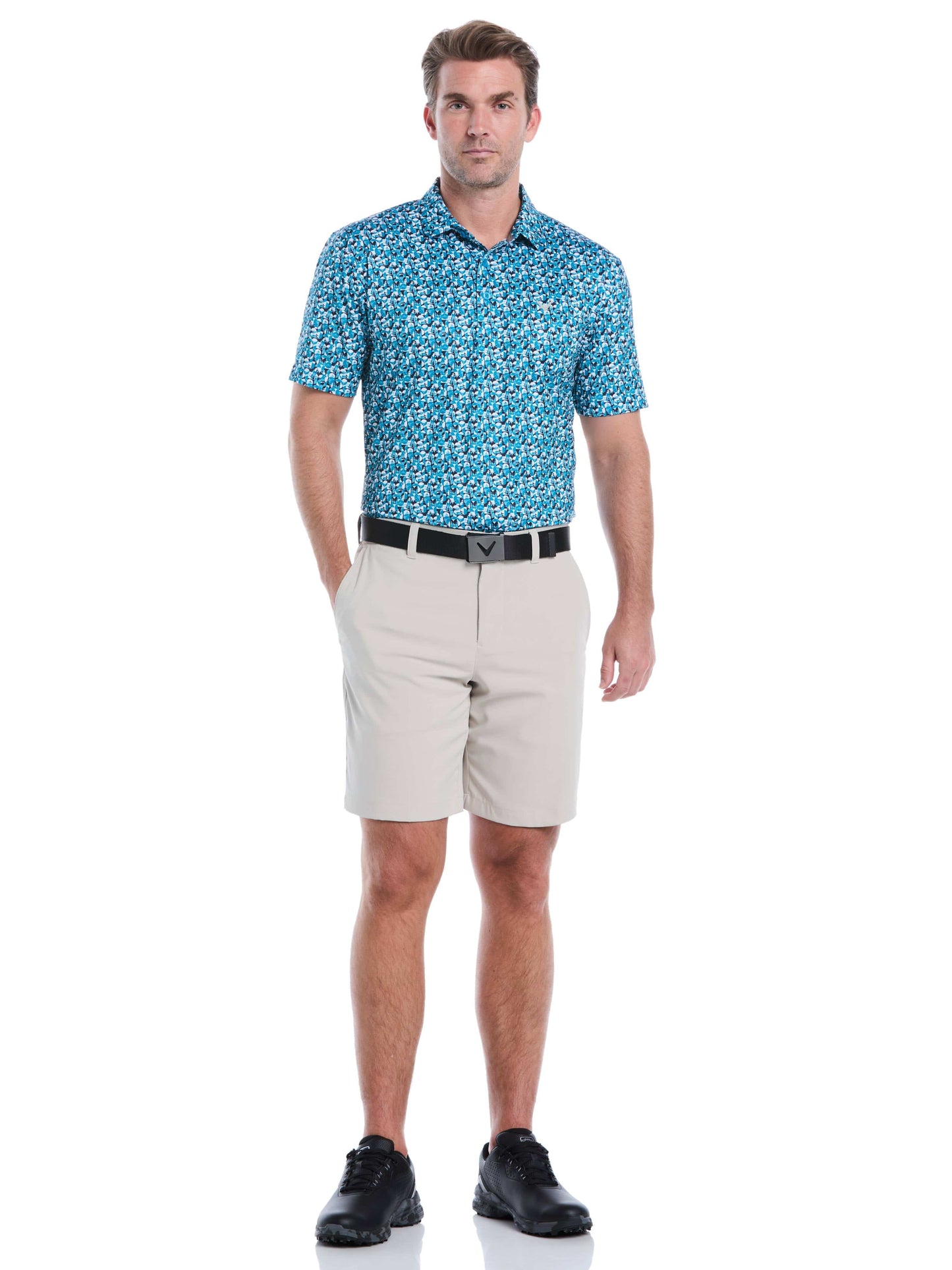 Mens Golf Essentials All Over Polo