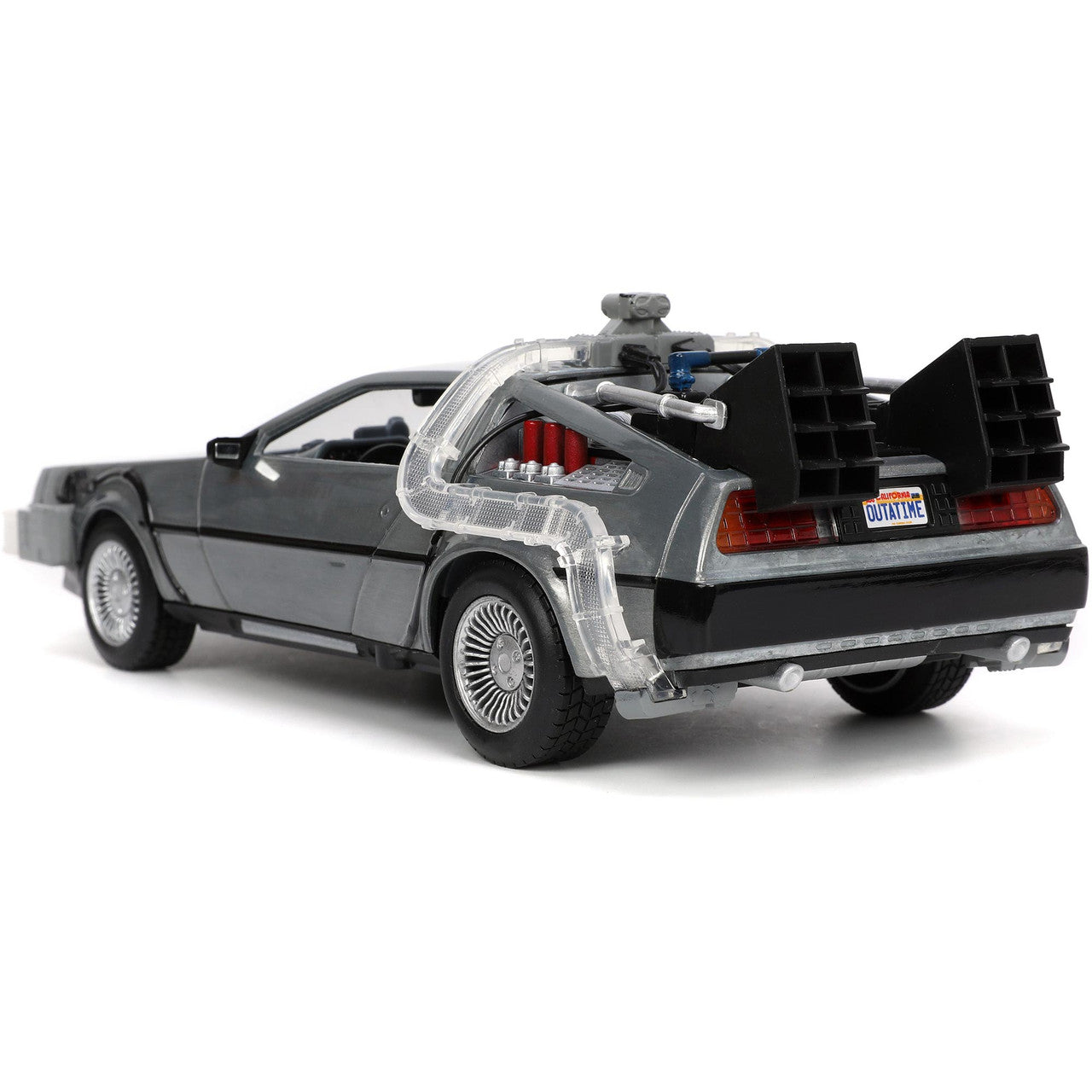 Back to the Future Part 1 DeLorean Time Machine 1:24 Scale Diecast Model Car by Jada Toys