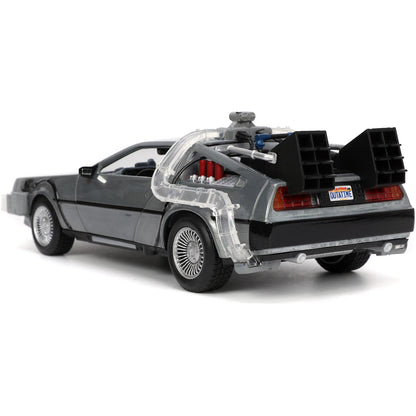 Back to the Future Part 1 DeLorean Time Machine 1:24 Scale Diecast Model Car by Jada Toys