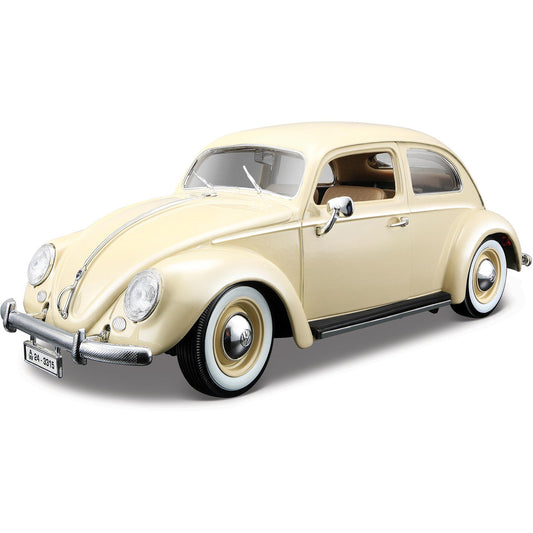 1955 Volkswagen Käfer-Beetle - Beige 1:18 Scale Diecast Model Car by Bburago
