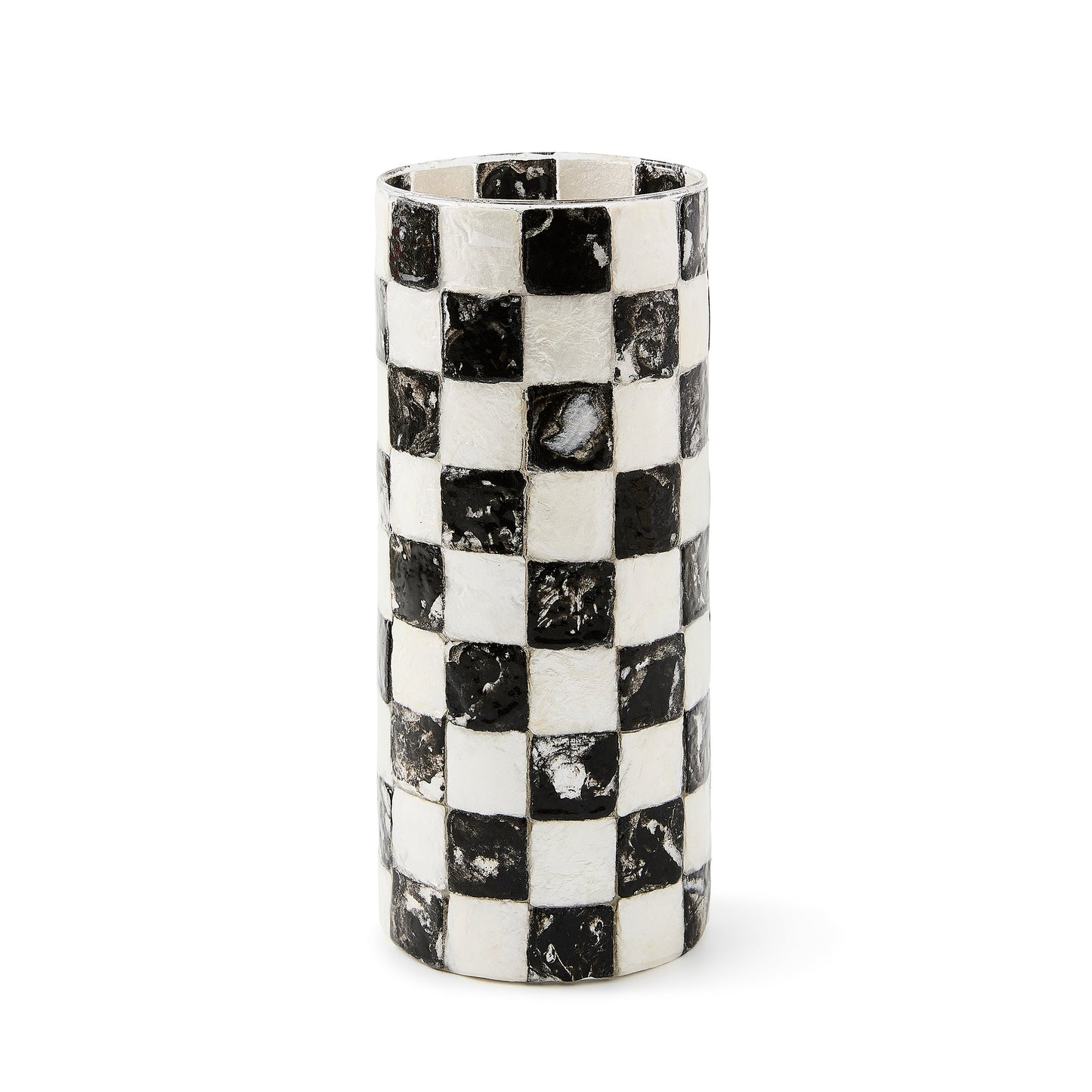Courtly Check Capiz Vase