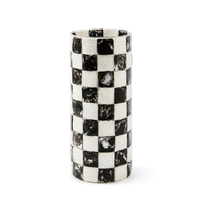 Courtly Check Capiz Vase