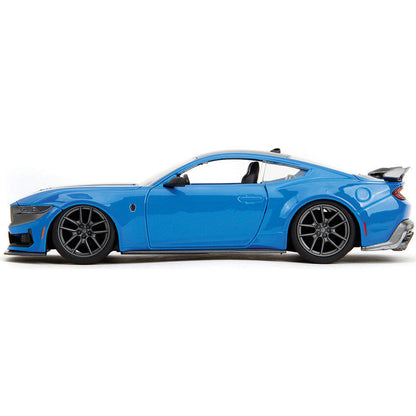 2024 Ford Mustang Dark Horse - Glossy Blue 1:24 Scale Diecast Model Car by Jada Toys
