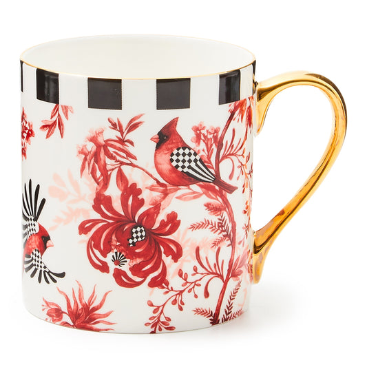 Cardinal Toile Mug