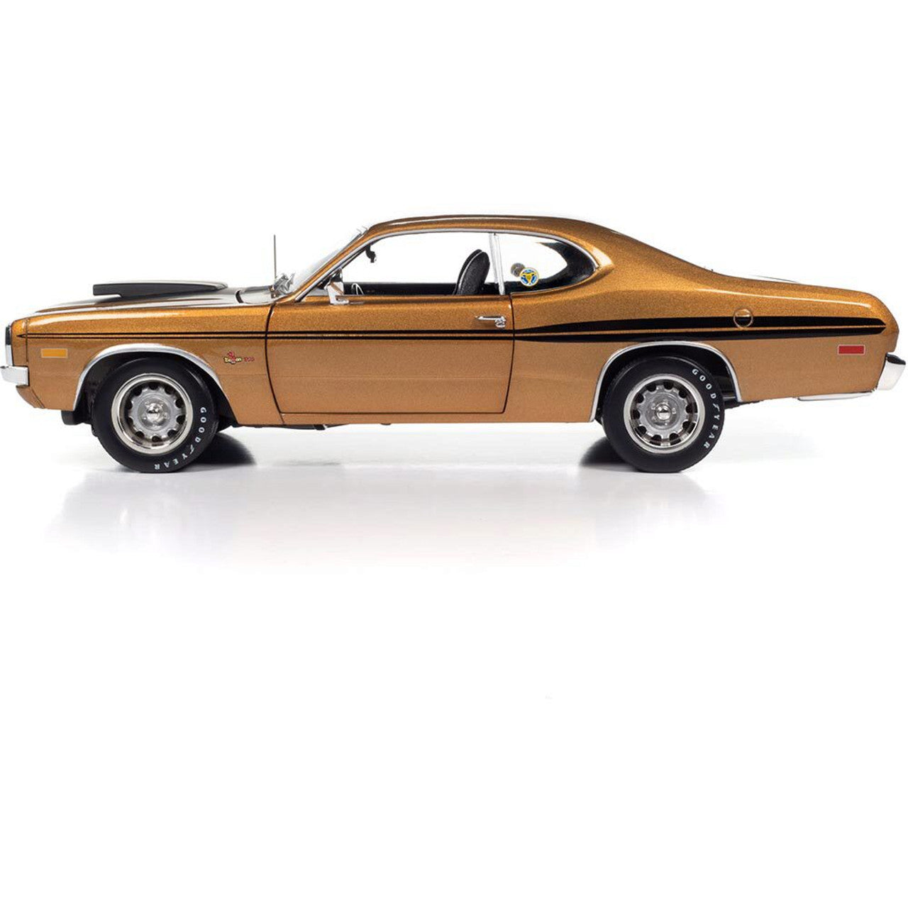 1972 Dodge Demon GSS (Mr. Norms) - GY8 Gold Metallic 1:18 Scale Diecast Model Car by American Muscle - Ertl