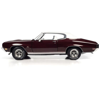 1970 Buick GS Stage 1 Hardtop (MCACN) - Burgundy Mist 1:18 Scale Diecast Model Car by American Muscle - Ertl