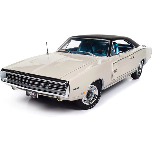 1970 Dodge Charger R/T MCACN - White 1:18 Scale Diecast Model Car by American Muscle - Ertl