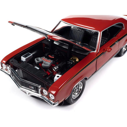 1972 Buick GSX (Class of 1972 & MCACN) - Fire Red 1:18 Scale Diecast Model Car by American Muscle - Ertl