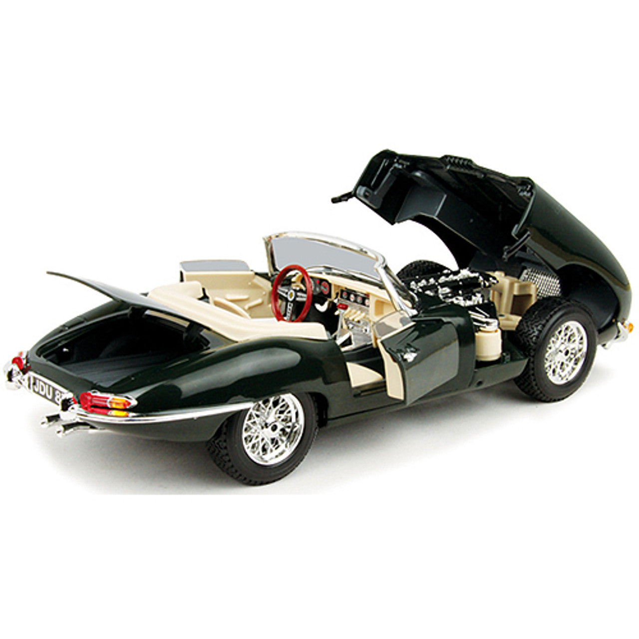 1961 Jaguar E-Type Cabriolet 1:18 Scale Diecast Model by Bburago