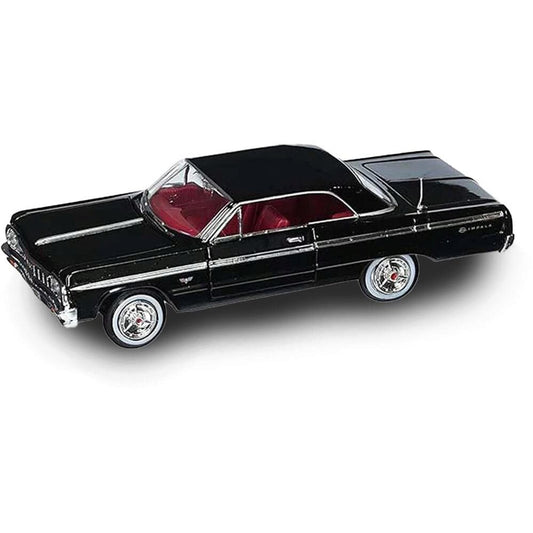 1964 Chevrolet Impala Lowrider - Black - Get Low - MiJo Exclusives 1:24 Scale Diecast Model Car by Motormax