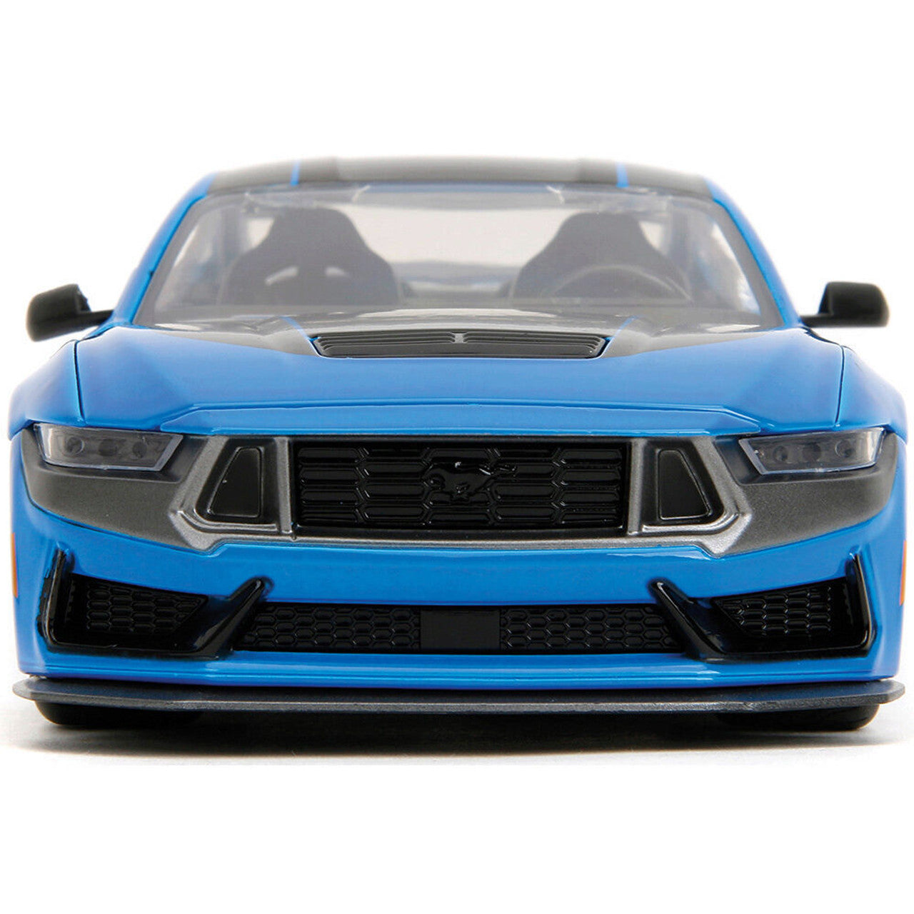2024 Ford Mustang Dark Horse - Glossy Blue 1:24 Scale Diecast Model Car by Jada Toys