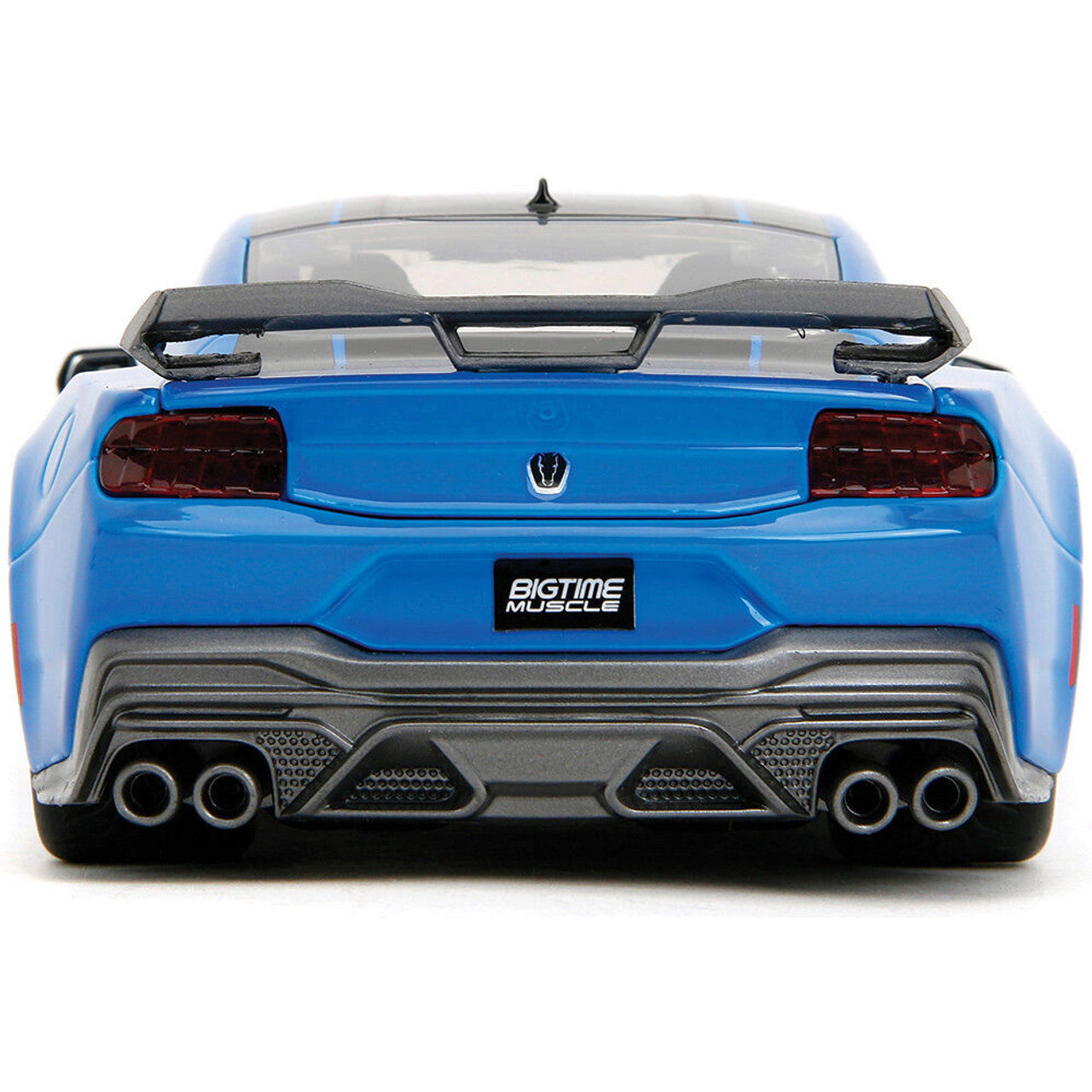 2024 Ford Mustang Dark Horse - Glossy Blue 1:24 Scale Diecast Model Car by Jada Toys