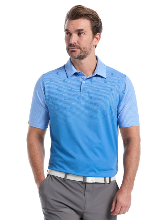 Mens Engineered "C" Golf Polo