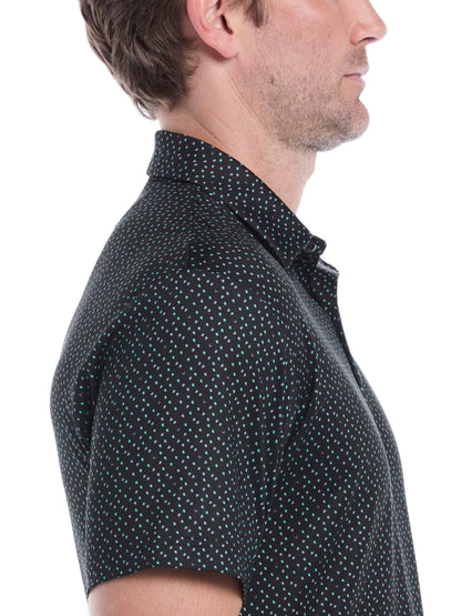 Mens All Over Score Card Print Polo