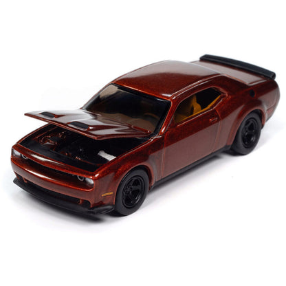 2021 Dodge Challenger SRT Super Stock - Sinamon Stick 1:64 Scale Diecast Model Car by Auto World
