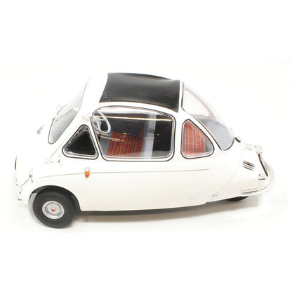 Heinkel Trojan RHD Bubble Car - Grecian White 1:18 Scale Diecast Model Car by Oxford Diecast