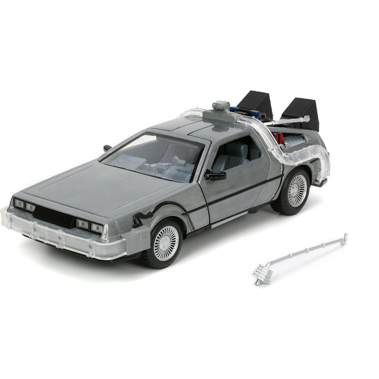Back to the Future Part 1 DeLorean Time Machine 1:24 Scale Diecast Model Car by Jada Toys