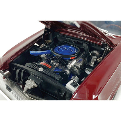 1969 Ford Mustang Boss 429 - Royal Maroon 1:18 Scale Diecast Model Car by Acme