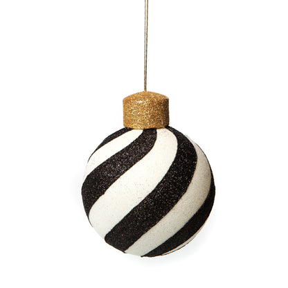 Classic Courtly Glass Ornaments, Set of 4