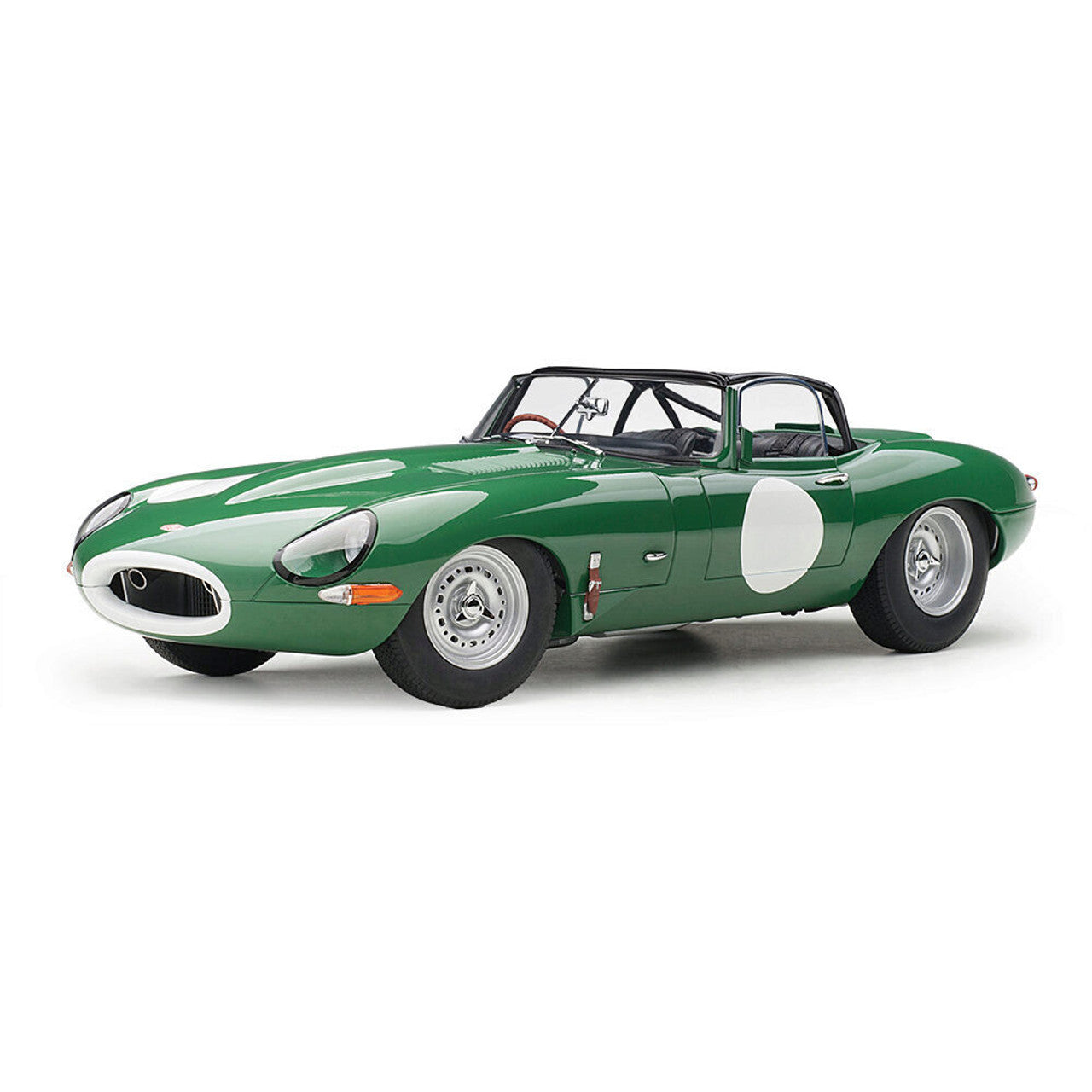 Jaguar Lightweight E-Type - Opalescent Dark Green 1:18 Scale Diecast & Composite Model Car by AutoArt